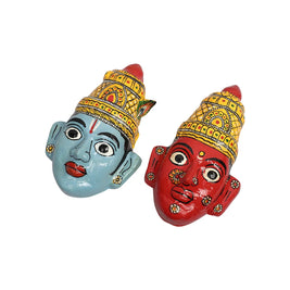 Radha Krishna Decorative Mask