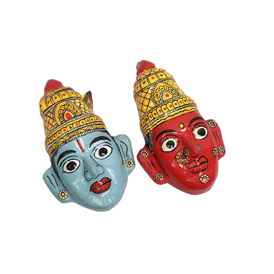 Radha Krishna Decorative Mask
