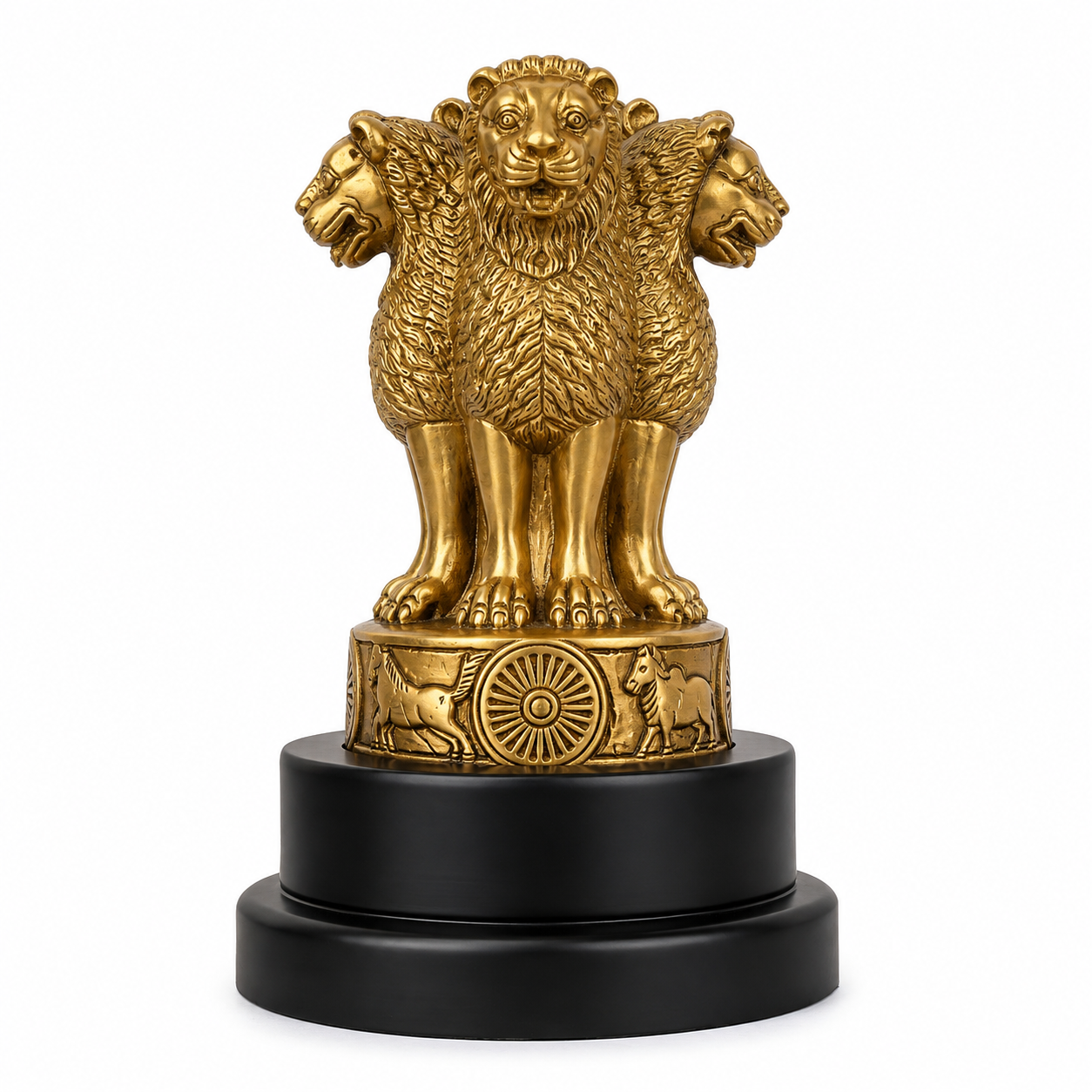 Brass Ashoka Stambh with Base – 9