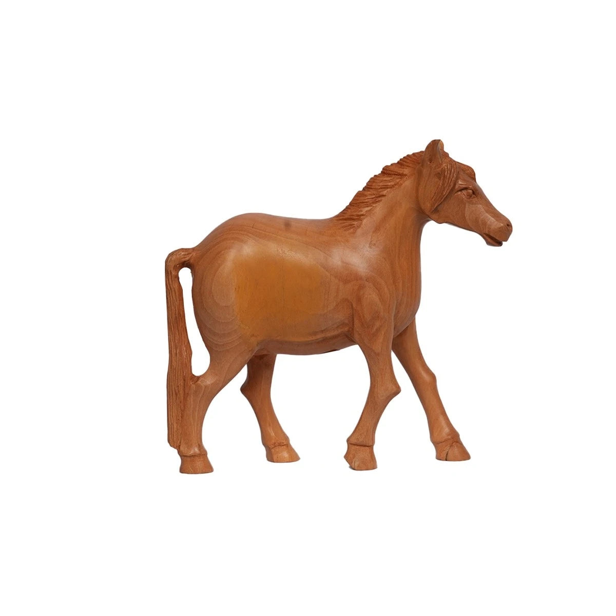 Handcrafted Wooden Horse Showpiece