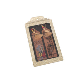 Wooden Radha Krishna Bookmark
