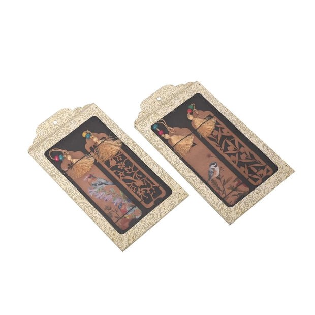 Wooden Sparrow Bookmark
