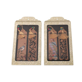 Wooden Sparrow Bookmark