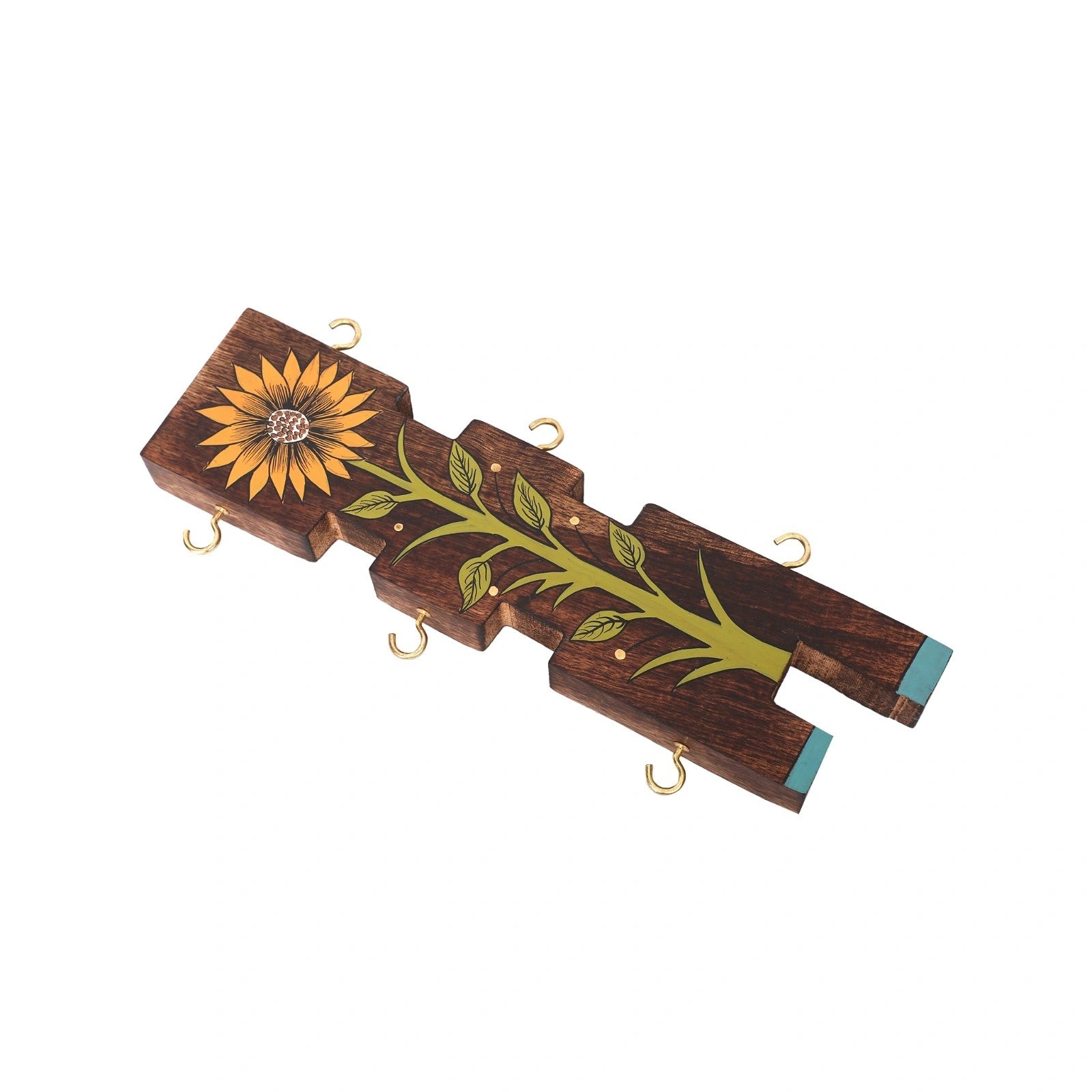 Wooden Tribal Key Holder