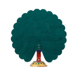 Wooden Dancing Peacock