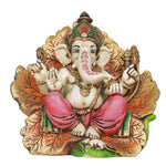 Culture Marble Ganesh Sitting on Base