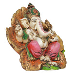 Culture Marble Ganesh Sitting on Base