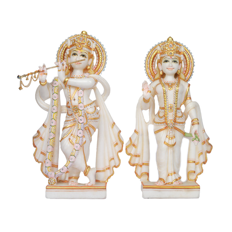 Marble Painting St Radha Krishna