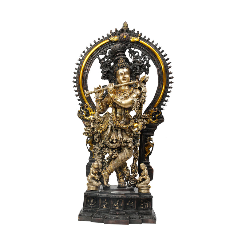 Brass Krishna Standing
