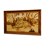 Tiger Art -Wooden Craving Painting