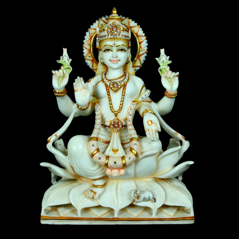 Marble Lotus Lakshmi ragaarts.myshopify.com