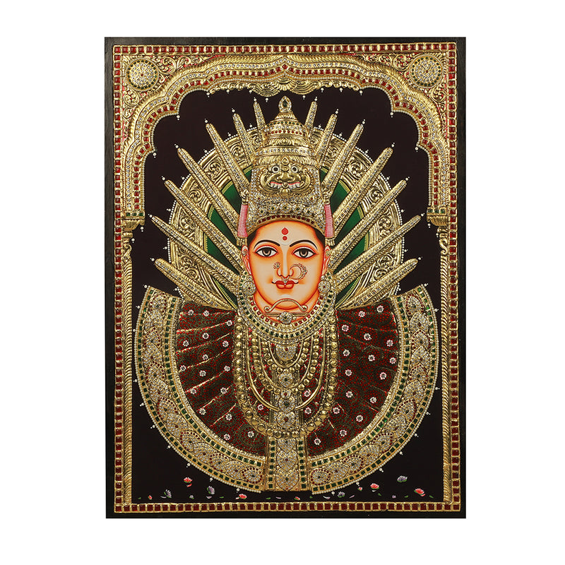 Tanjore Painting Yellamma Devi