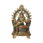 Brass Saraswathi Devi