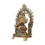 Brass Saraswathi Devi