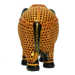 Elephant with Inlay Work & Painted ragaarts.myshopify.com