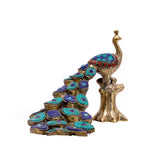 Brass Peacock Stone Work