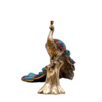 Brass Peacock Stone Work