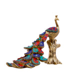 Brass Peacock Stone Work