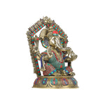 Brass Ganesha Sitting