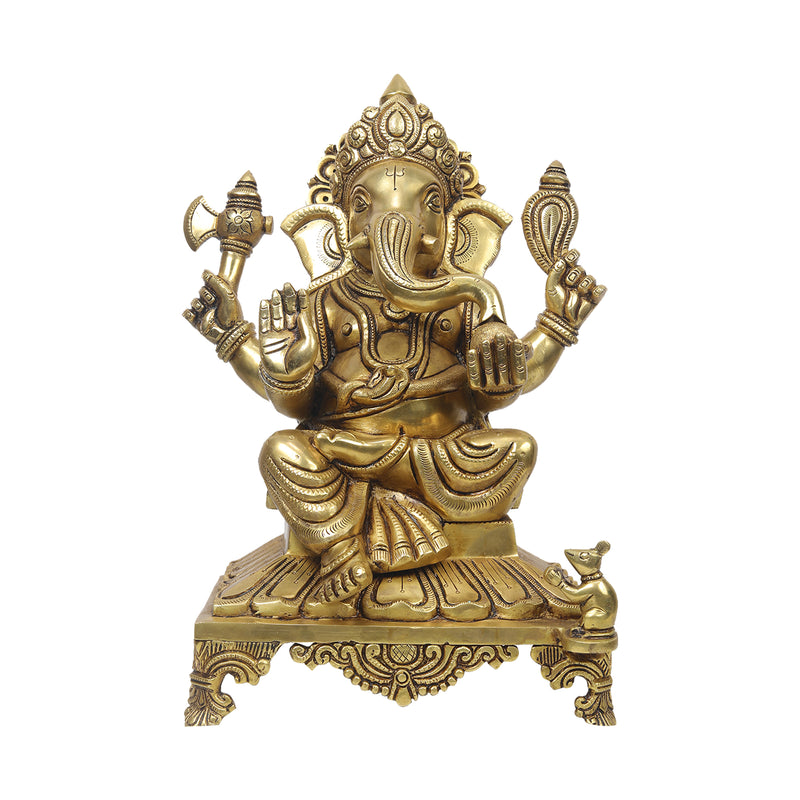 Brass Ganesh Idol