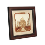 Taj Mahal Wooden Carving Frame
