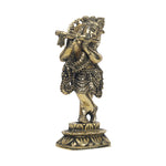 Brass Krishna Standing Idol