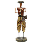 Ao 13In Iron Painted Rajasthani Safa Musician ragaarts.myshopify.com