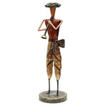 Ao 13In Iron Painted Rajasthani Safa Musician ragaarts.myshopify.com