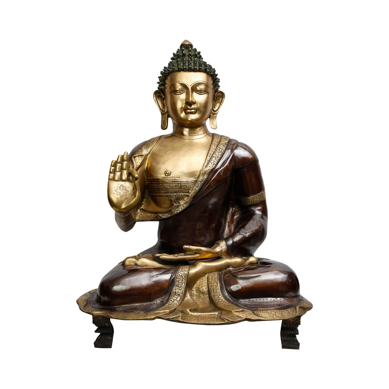 Buddha Sitting With Leg Base