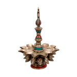 Brass Peacock Diya Stand