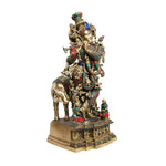 Brass Krishna With Cow