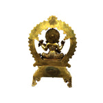 Brass Goddess Saraswathi