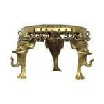 Brass Elephant Leg Stool