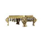 Brass Lion Leg Chowki