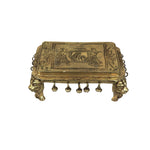 Brass Lion Leg Chowki