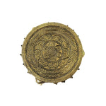 Brass Elephant Round Chowki