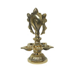 Brass Shanku Chakra With 5 Diya