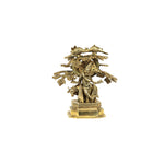 Brass Tree Cow Krishna