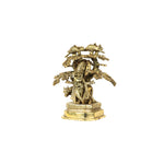 Brass Tree Cow Krishna
