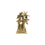 Brass Tree Cow Krishna