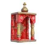 wooden devara mantapa