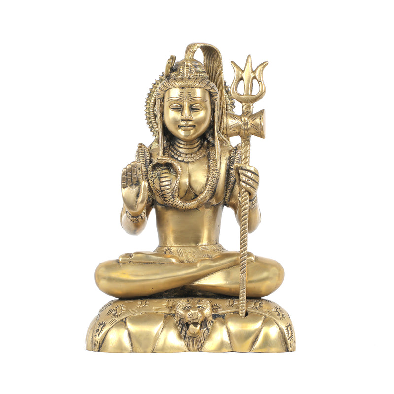 Brass Lord Shiva
