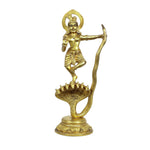 Brass Krishna On Snake