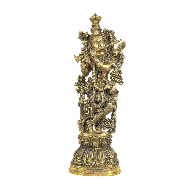 Brass Krishna Standing