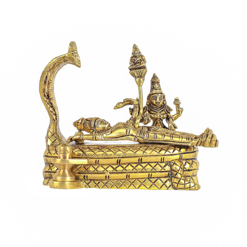 Brass Vishnu Lakshmi