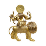Durga Devi Sitting On Lion