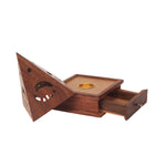Wooden Dhoop Box Temple design With Drawer