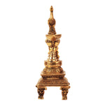 Peacock Sitting Lamp With Diya Bell