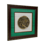 Buddha Plate With Wooden Frame