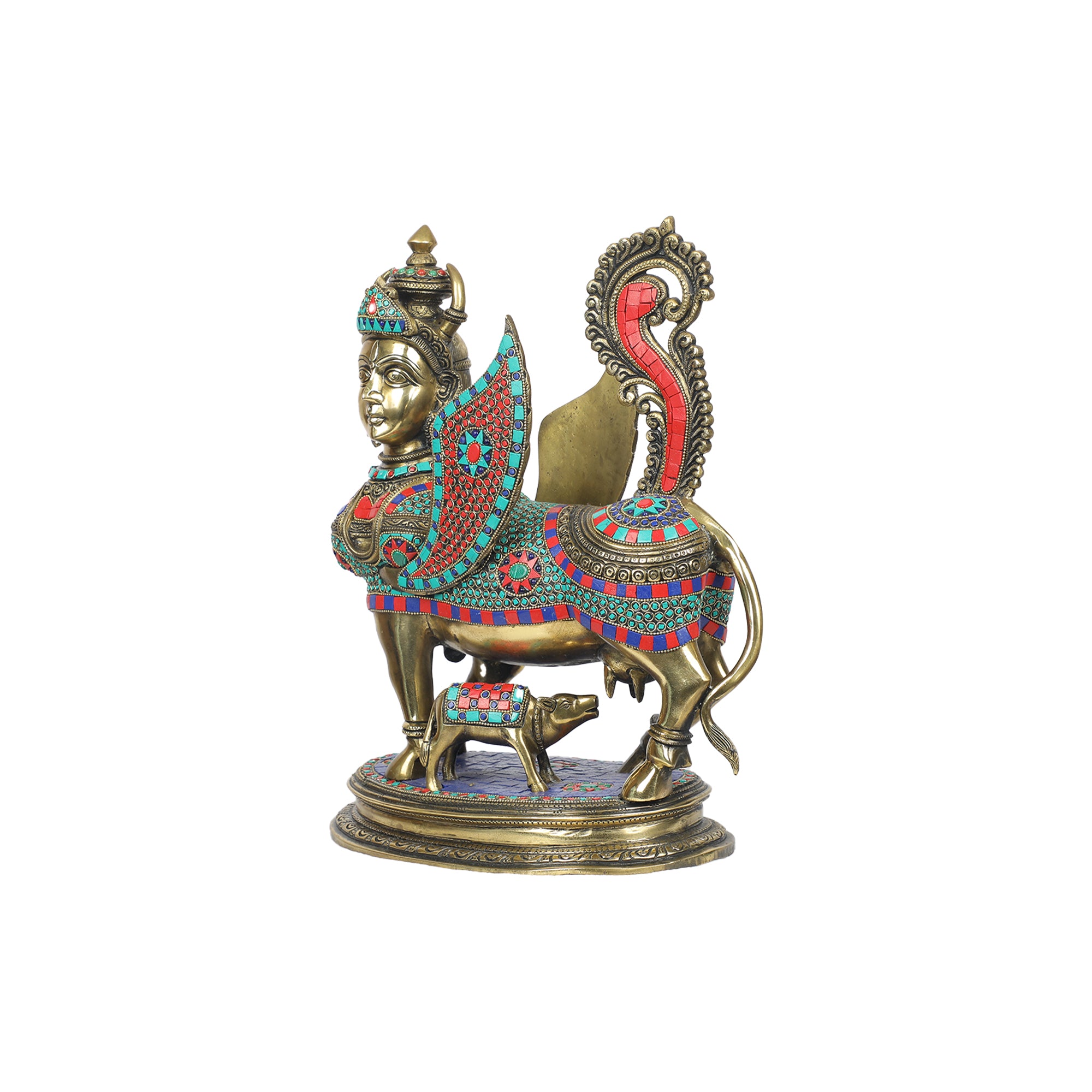 Statue Kamadhenu Brass Metal Religious Sculpture – Lavanshi Handicrafts –  Wholesaler & Manufacturer Jaipur – CMT Arts Pvt. Ltd.